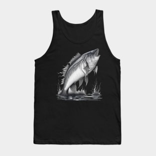 Largemouth Bass Fishing Tank Top